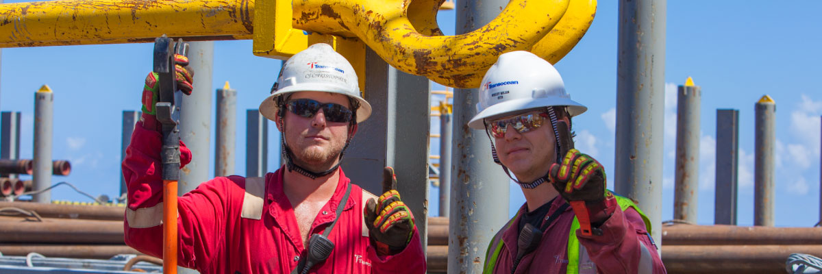 Two Pacific Drill employees offshore